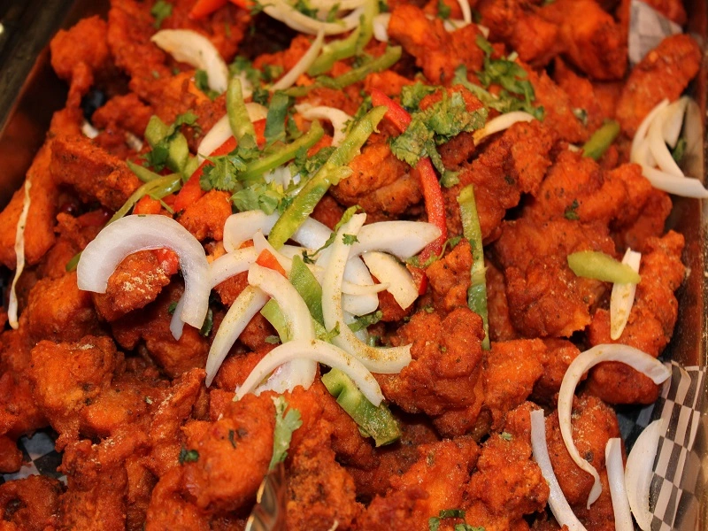 Best butter chicken at Punjab Sweets Edmonton, AB